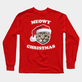 MEOWY CHRISTMAS Long Sleeve T-Shirt